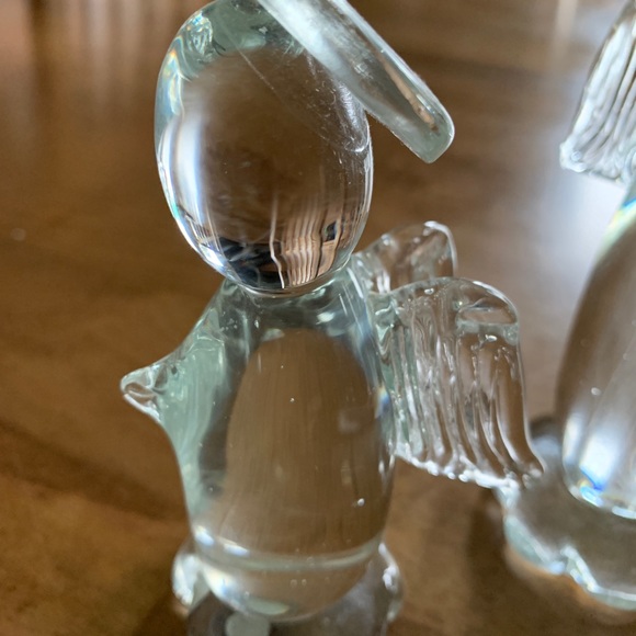 Trio of hand blown glass angels. - Picture 2 of 5